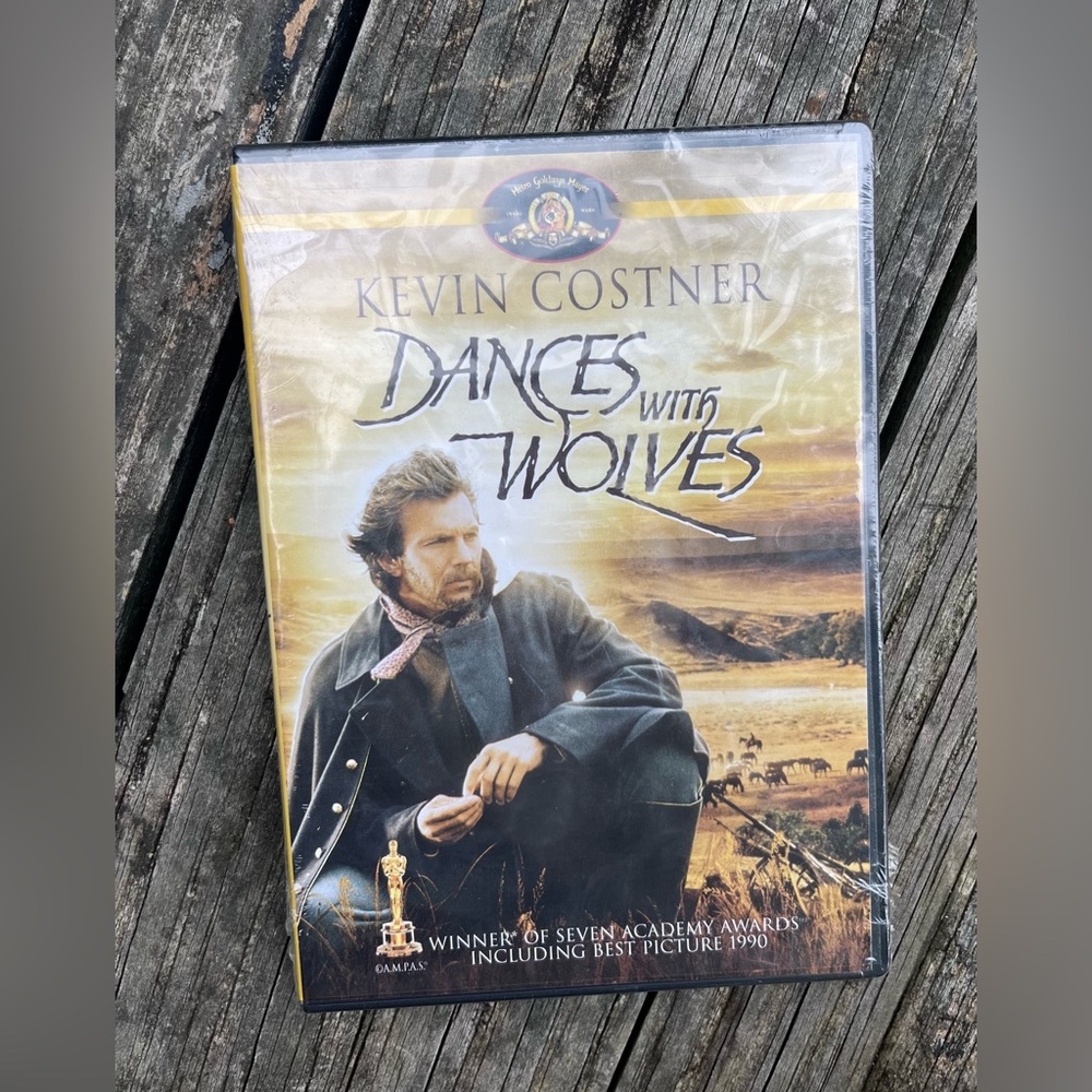 ‘DANCES WITH WOLVES’ 1990 MGM MOVIE DVD STARRING KEVIN COSTNER
